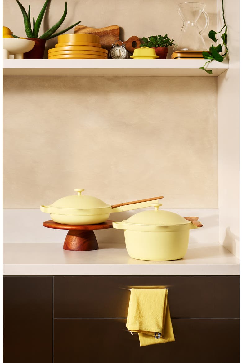x Molly Baz Cookware Duo, Alternate, color, BUTTER YELLOW
