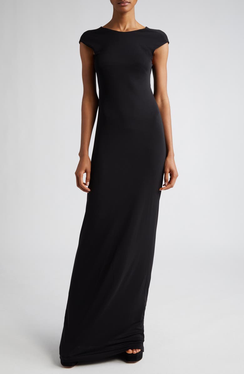 K.NGSLEY Le Twist Jersey Maxi Dress, Main, color, 