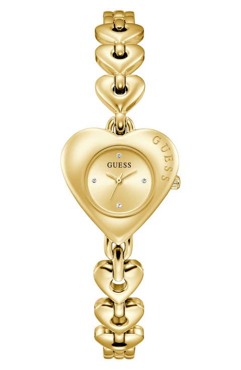 Valerie Heart Bracelet Watch, 28mm