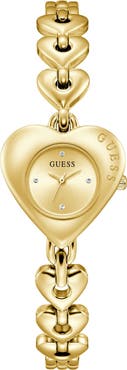 GUESS Valerie Heart Bracelet Watch, 28mm