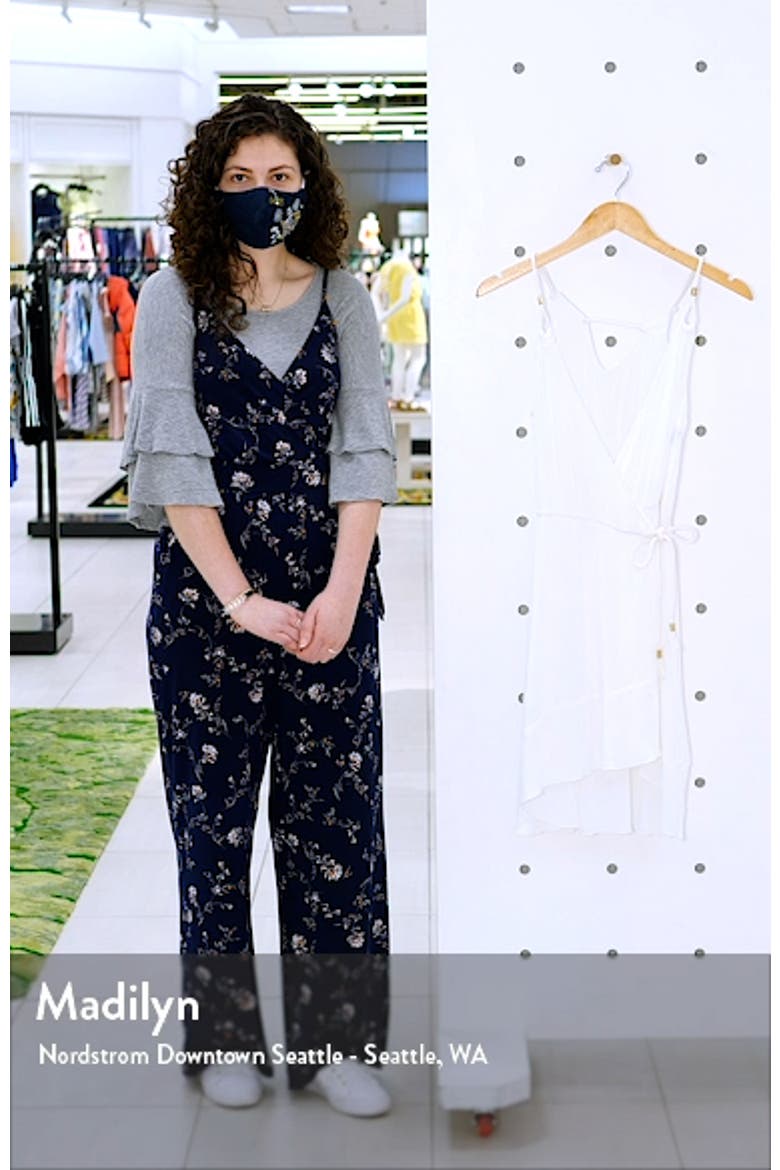 With a Twist High/Low Cover-Up Wrap Dress video