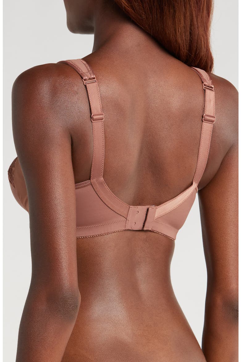 Isadora Wireless Bra, Alternate, color, MOCHA