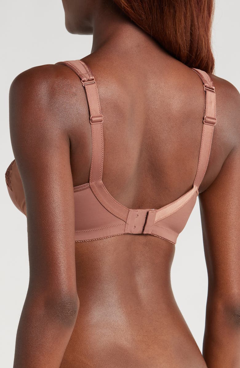 Amoena Isadora Wireless Bra, Alternate, color, Mocha