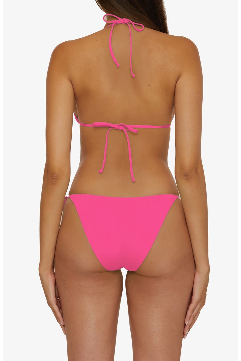 'Color Code' Triangle Bikini Top, Alternate, color, PUNCH