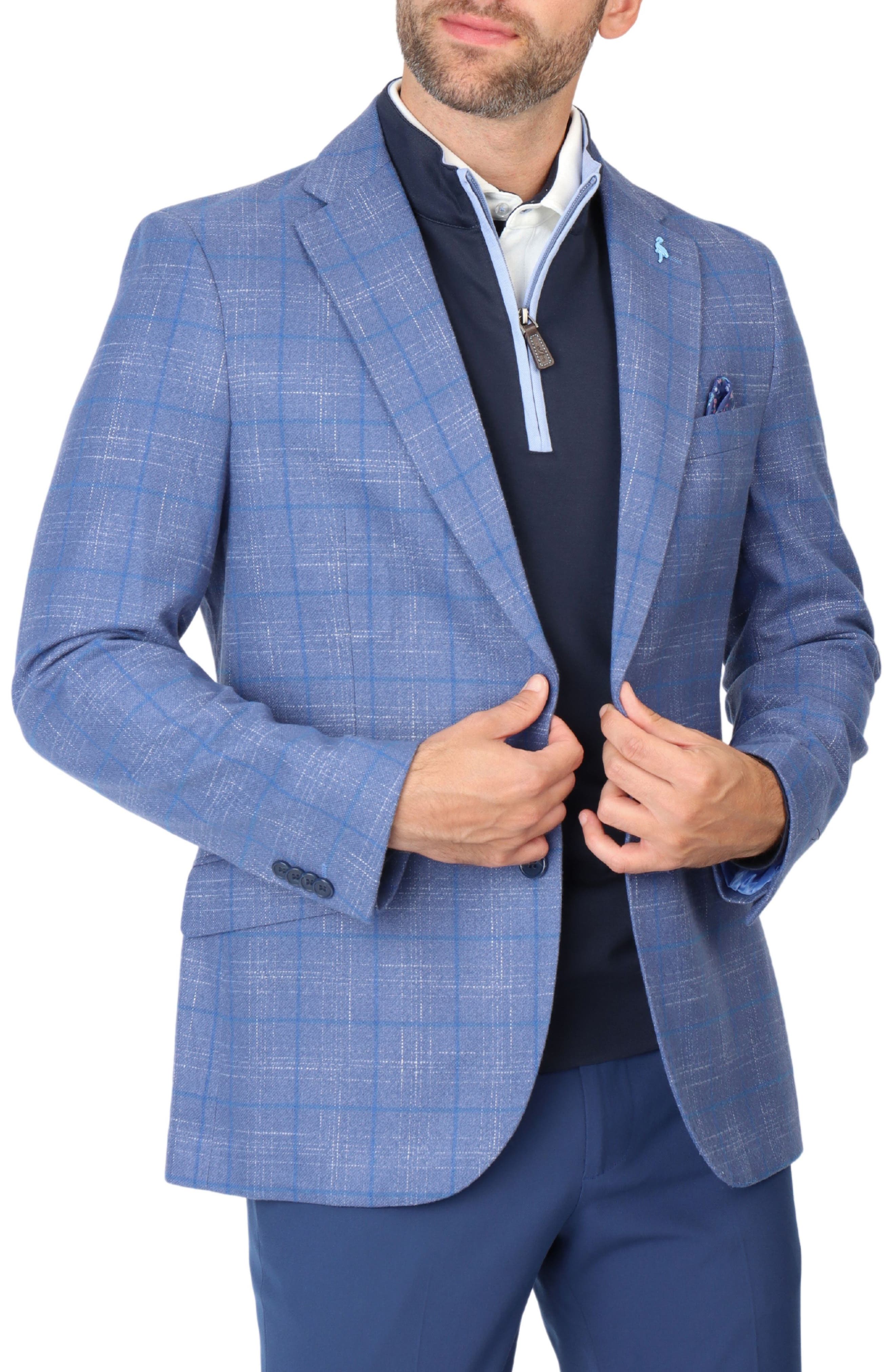 TailorByrd Classic Broken Windowpane Sport Coat