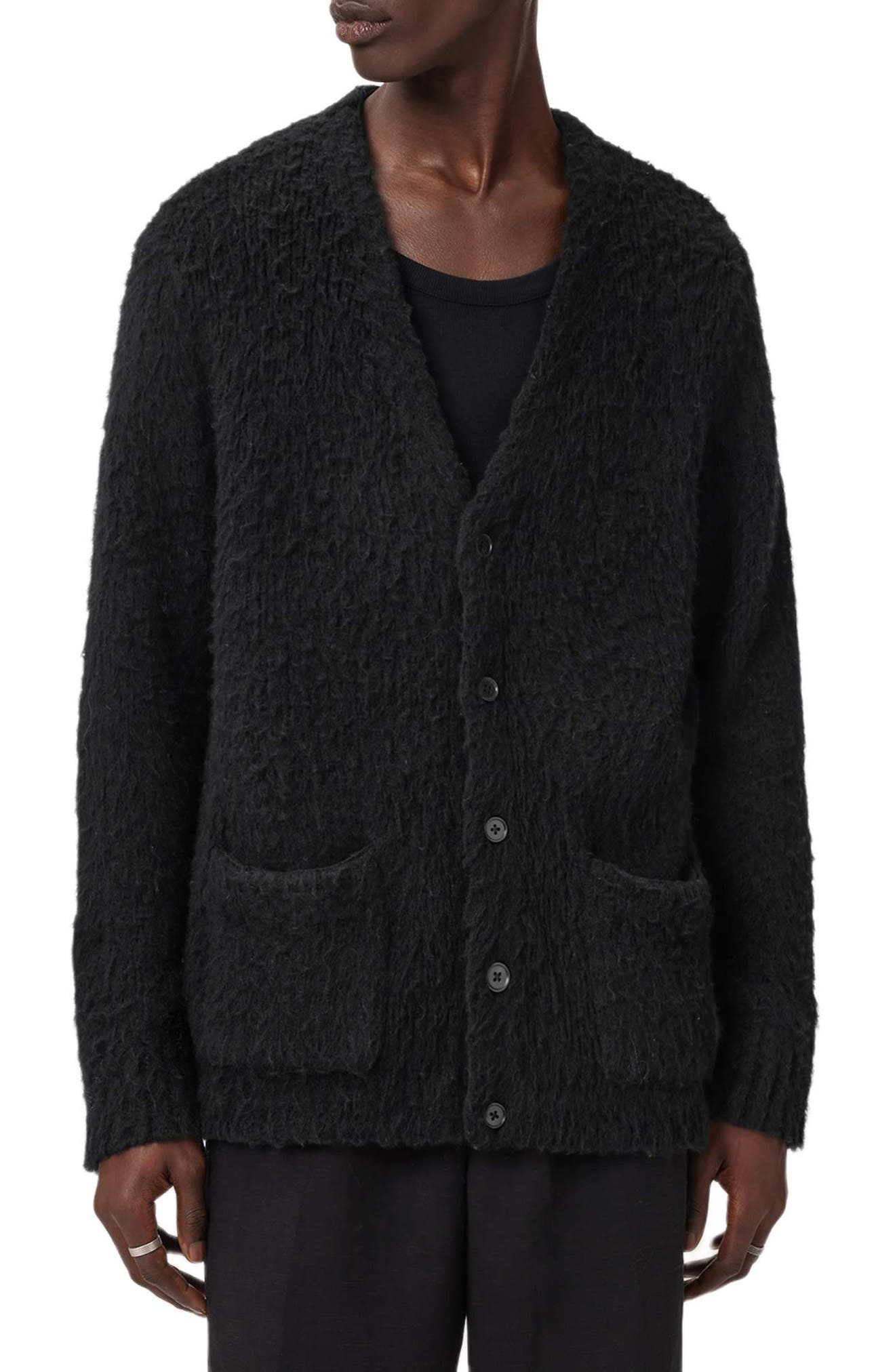 AllSaints Tobie Merino Wool Blend Cardigan