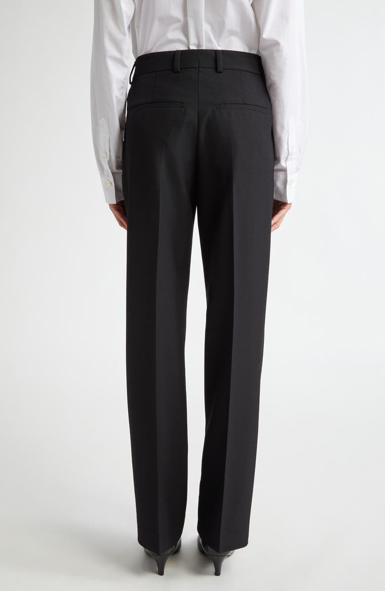 TOTEME Tailored Straight Leg Pants, Alternate, color, Black