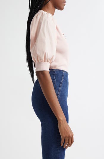 Coralee Front Button Blouse
