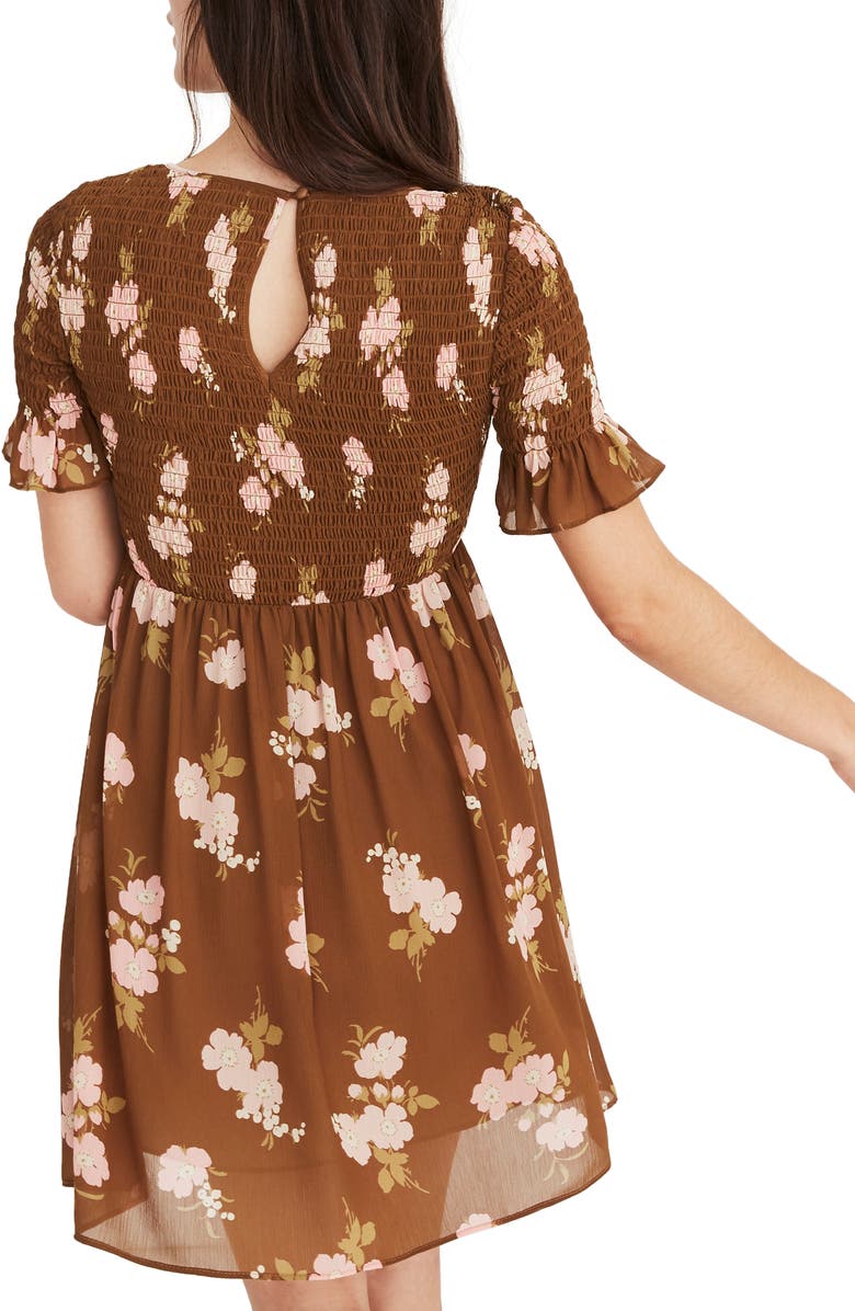 Madewell Smocked Top Dress, Alternate, color,