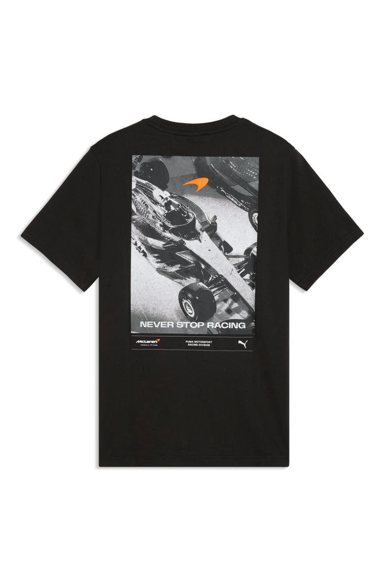 McLaren Cotton Graphic T-Shirt, Alternate, color, PUMA BLACK