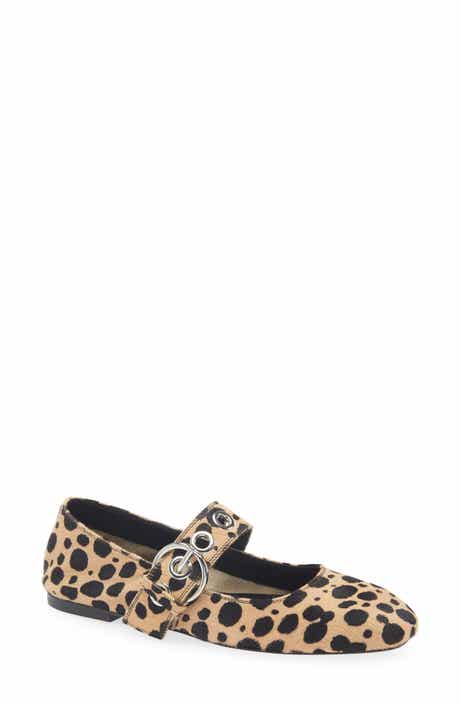 Uma Genuine Calf Hair Mary Jane Flat