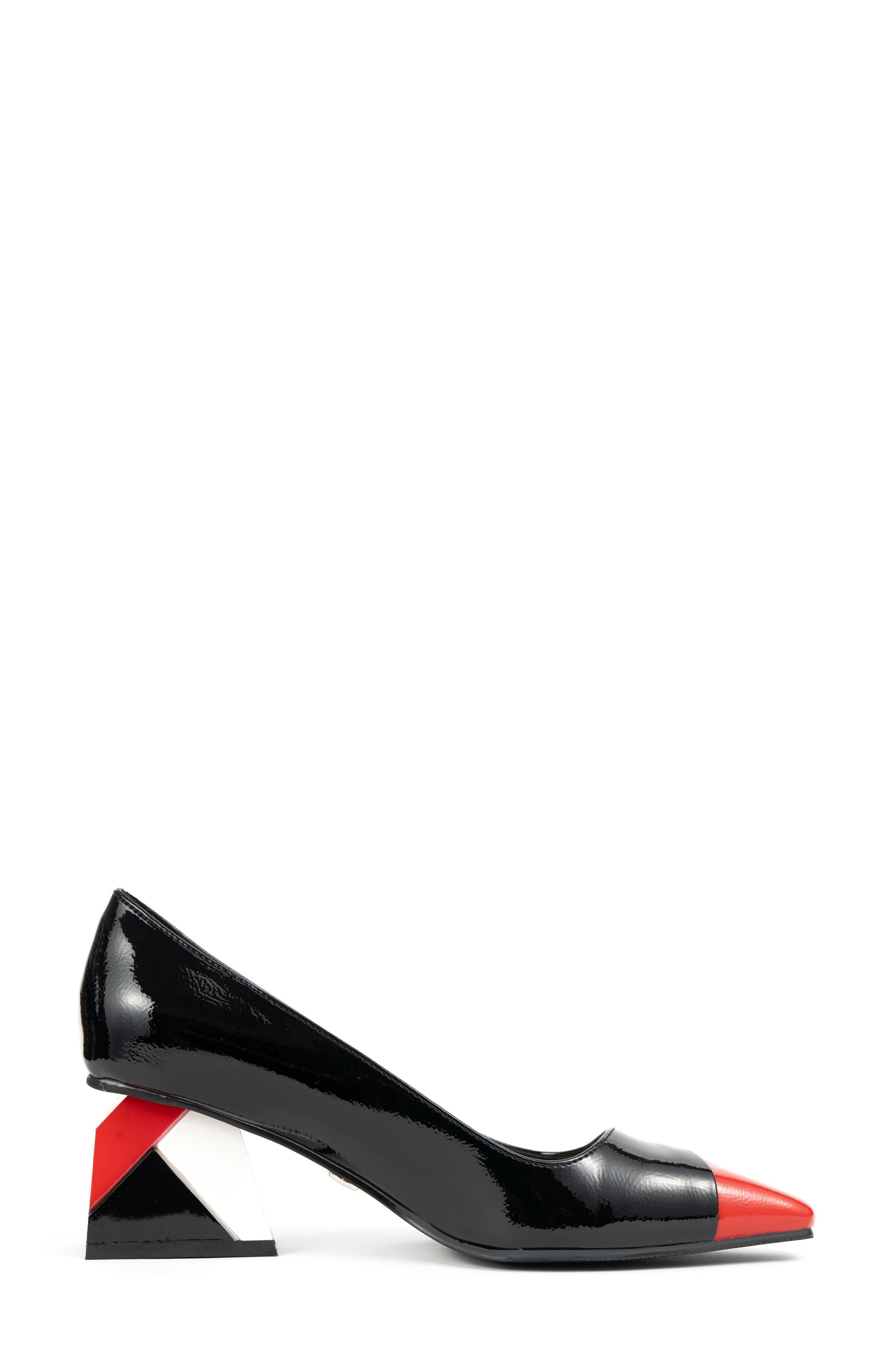 NINETY UNION Sandy Caged Vamp Sandal, Alternate, color, Black-Red Multi