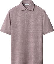 Eton Linen & Cotton Fine Knit Polo