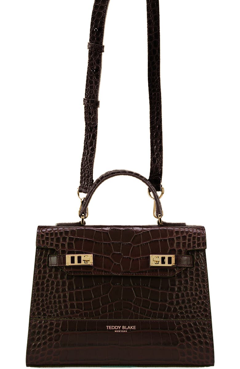 Teddy Blake Kim Croco 11", Alternate, color, Dark Brown