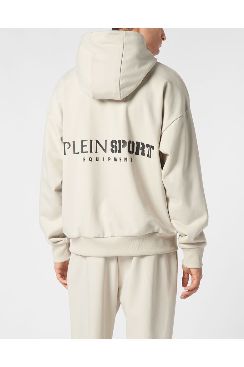 Oversize Hoodie Sweatshirt Ls Scratch Men, Alternate, color, grey