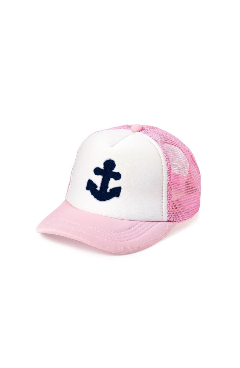 Sweet Wink Anchor Patch Trucker Hat, Main, color, 