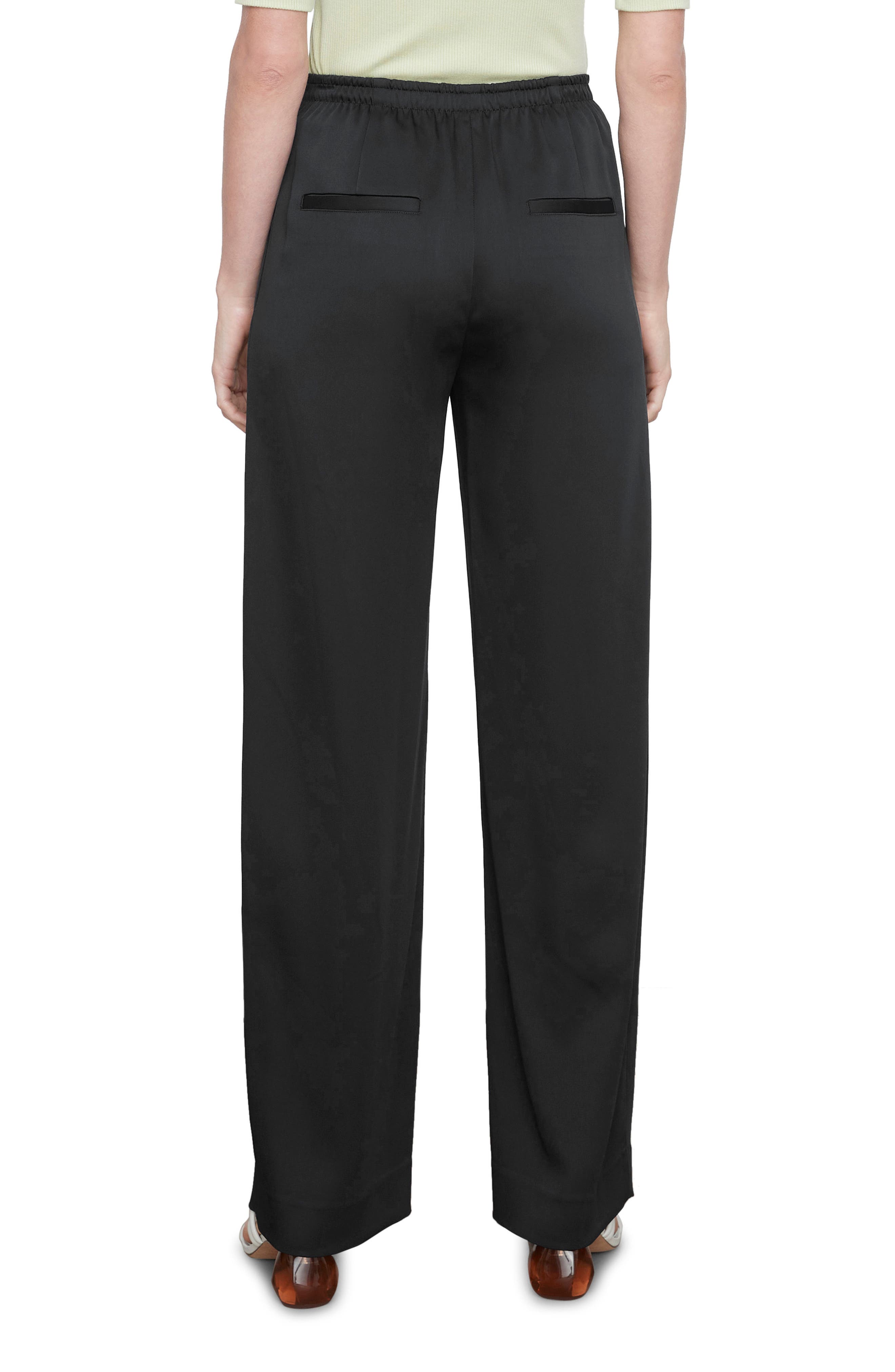 Wide Leg Satin Pants - image 2