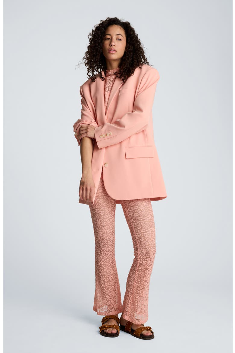 Boyfriend Blazer, Alternate, color, SOFT PEACH