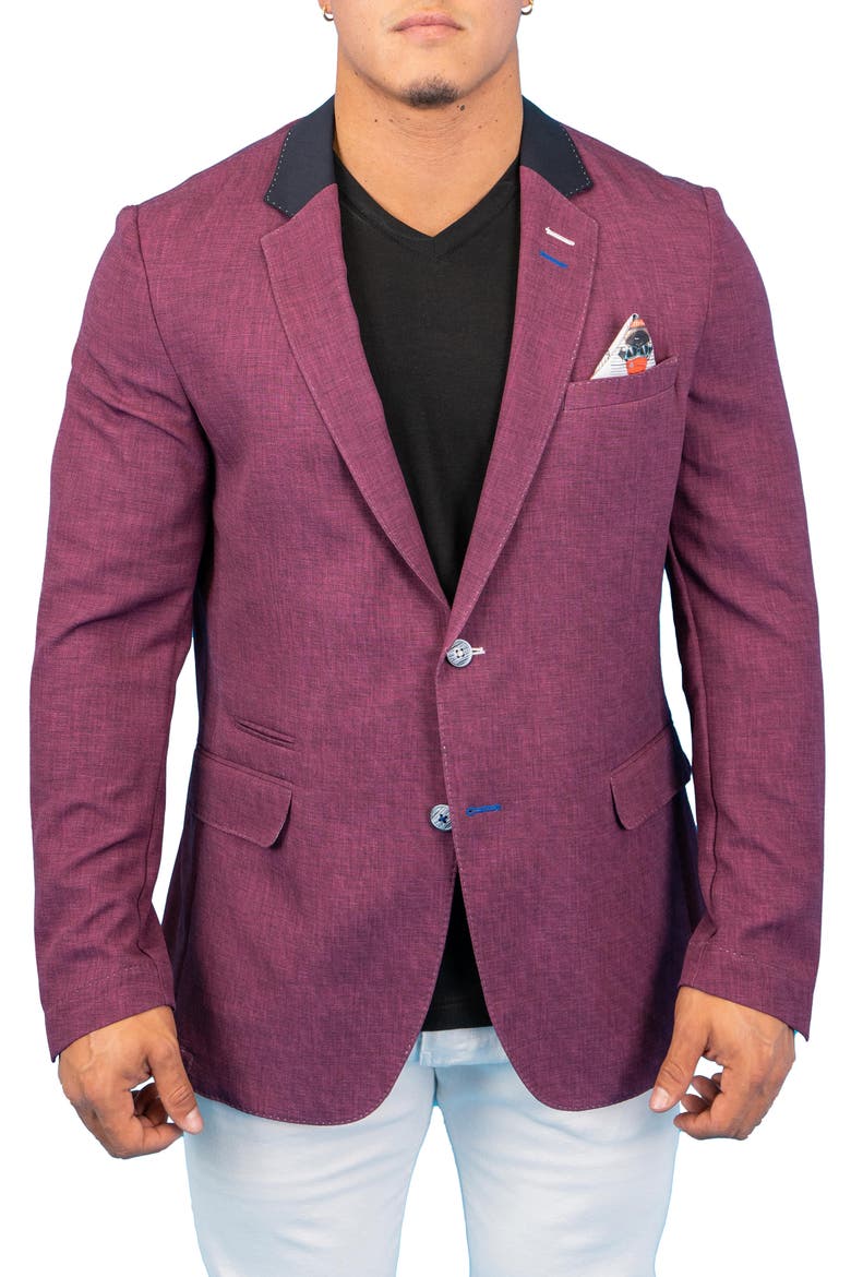 Unconstructed Shadow Blazer, Main, color, PINK