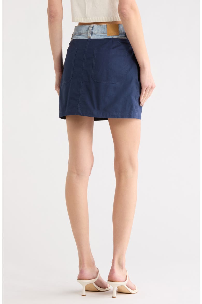Hampton Mixed Media Miniskirt, Alternate, color, MIDNIGHT MULTI