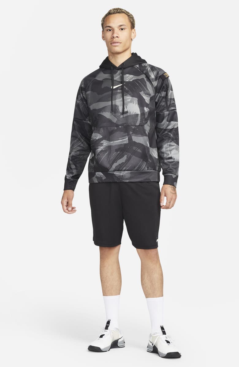 Nike Camo Print Therma-FIT Fitness Hoodie, Alternate, color,