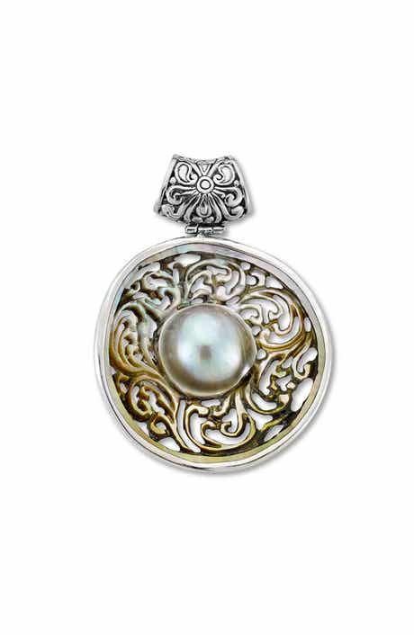 SAMUEL B. Grey Cultured Pearl Pendant