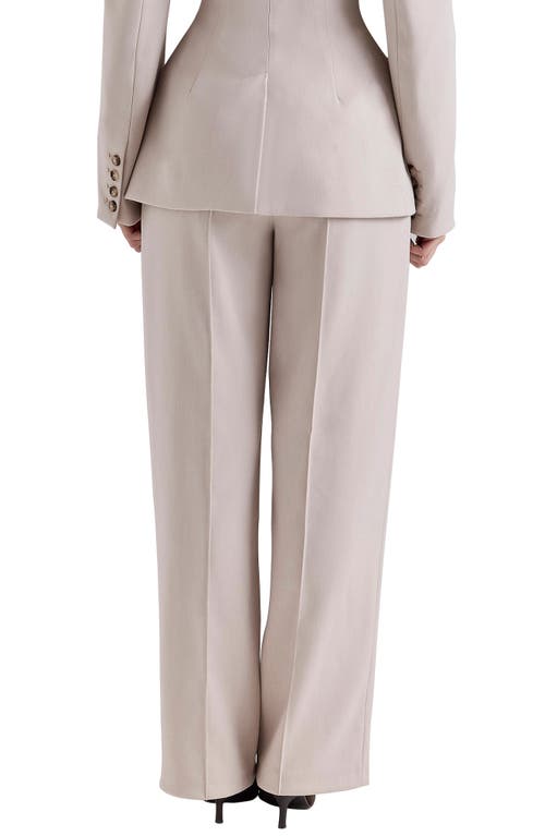 House Of Cb Hayden Tailored Pants In Stone