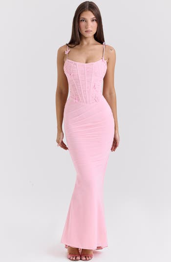 Naima Embroidered Sequin Mermaid Gown