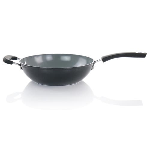 Kenmore Arlington 11 Inch Nonstick Aluminum Wok Diamond In Black