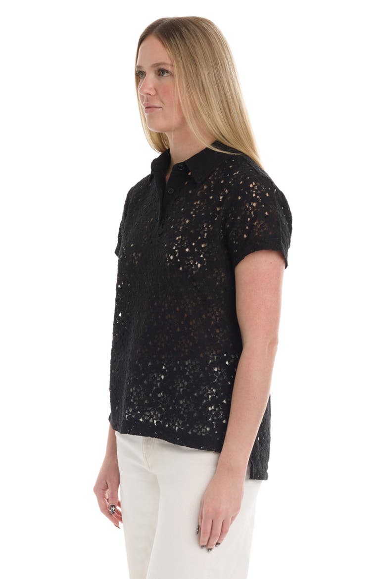 Short Sleeve Polo, Alternate, color, Black