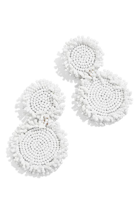 Erin Bead Statement Drop Earrings