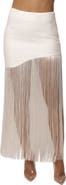 JLUXLABEL Gala Nights Fringe Skirt