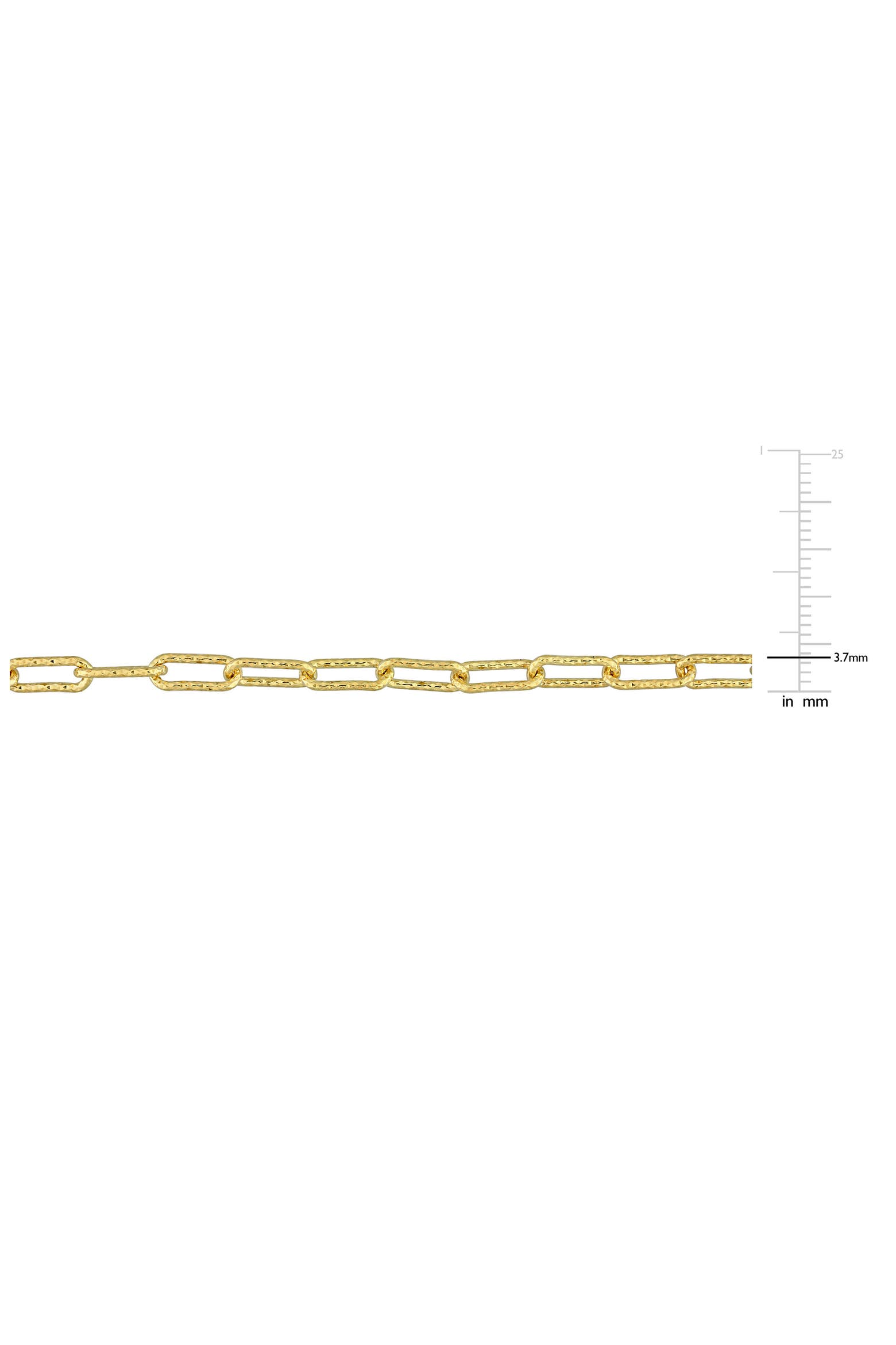 Paper Chain Coding DELMAR Textured Paper Clip Chain Necklace (Women) | Nordstromrack