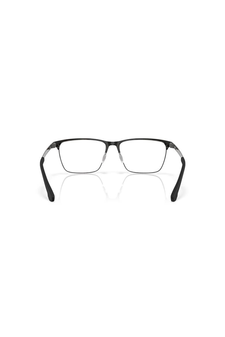 54mm Square optical glasses, Alternate, color, Black