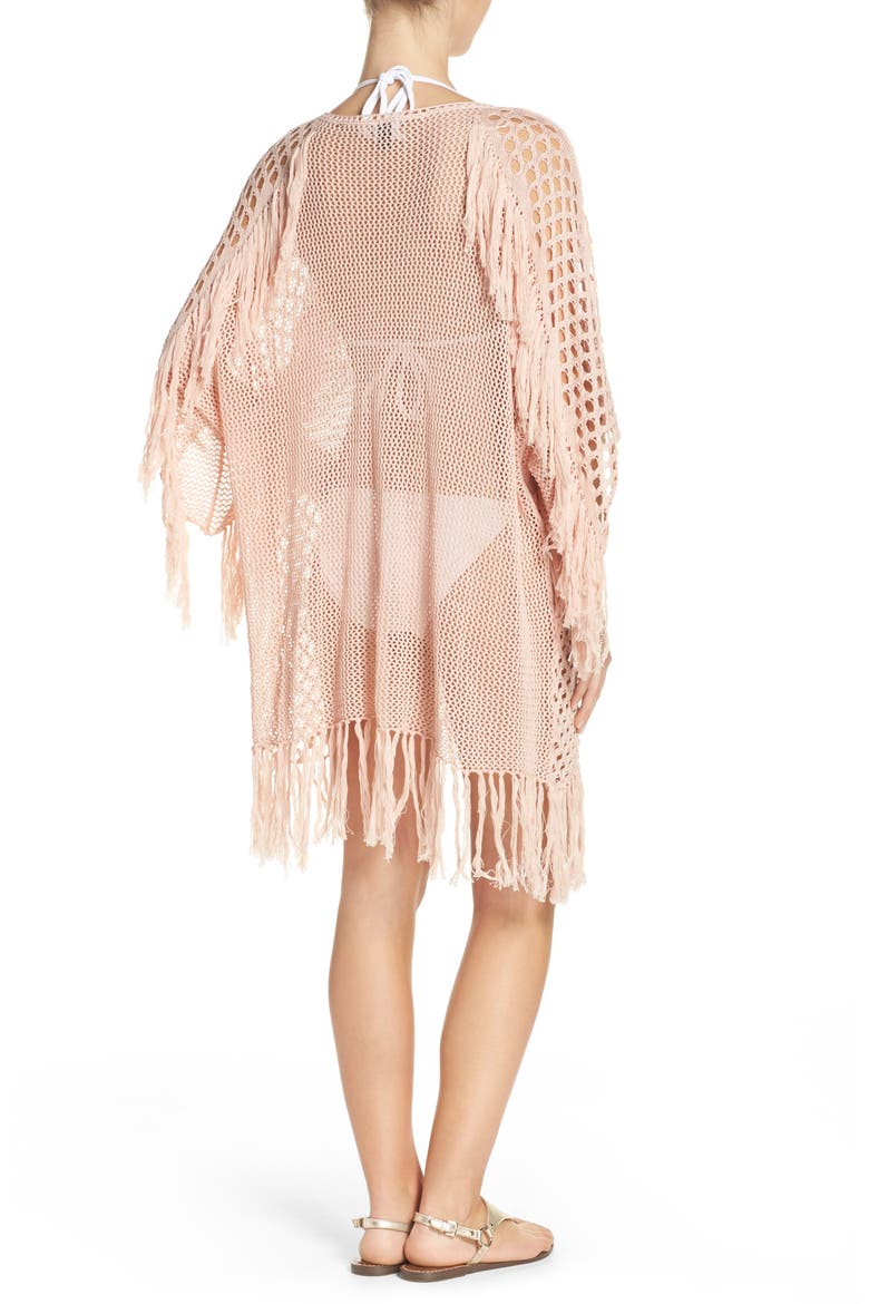 New Romantics Cover-Up Caftan, Alternate, color, BLUSH