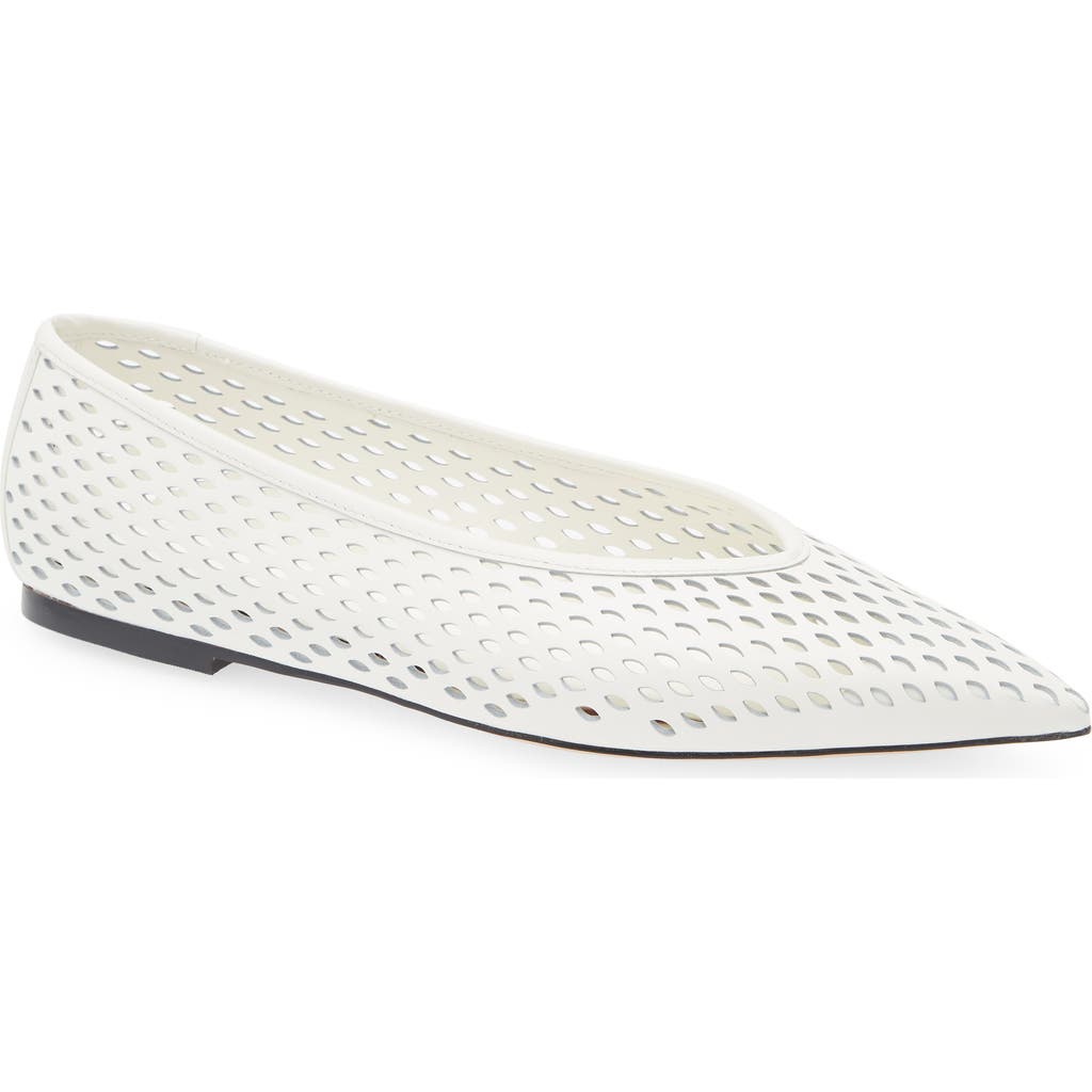 NORDSTROM NORDSTROM SCARLET POINTED TOE FLAT