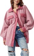 Free People We the Free Ruby Fleece Shirt Jacket