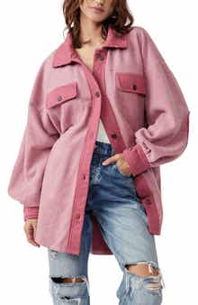 Free People We the Free Ruby Fleece Shirt Jacket