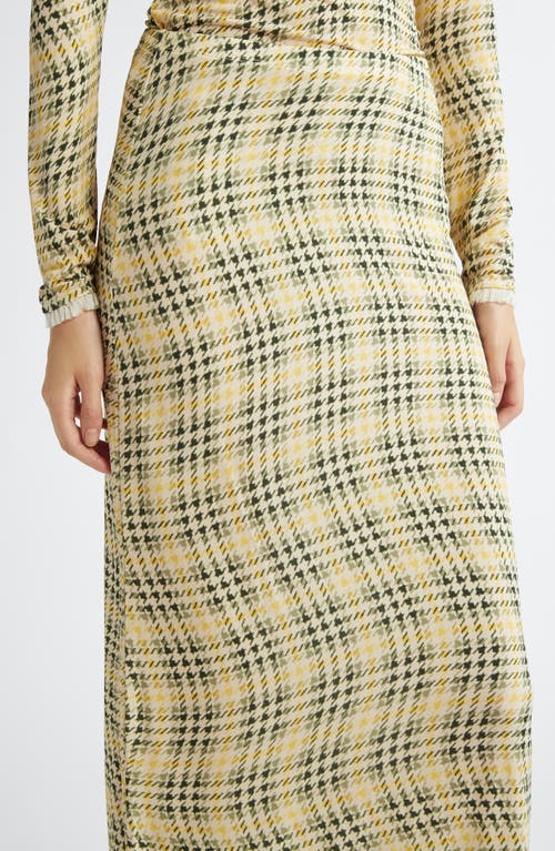 Rabanne Jupe Plaid Maxi Skirt