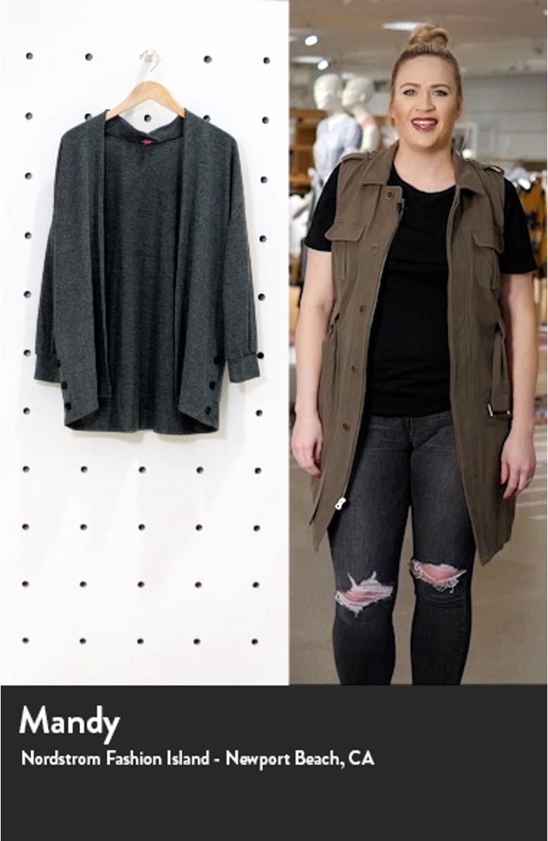 Cozy Open Front Cardigan, sales video thumbnail