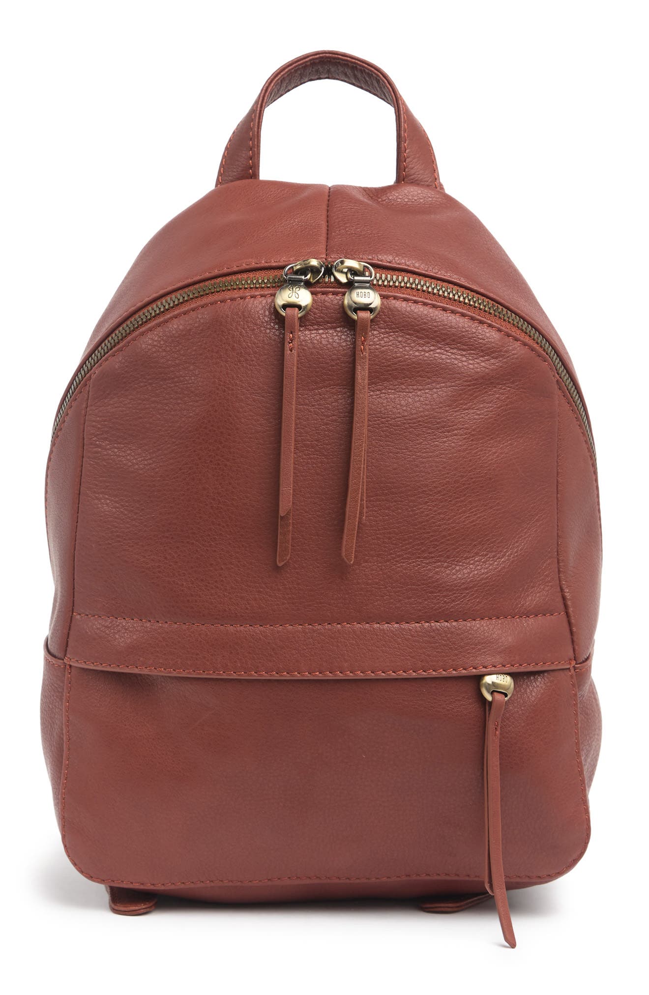HOBO Cliff Mini Leather Backpack, Main, color, 