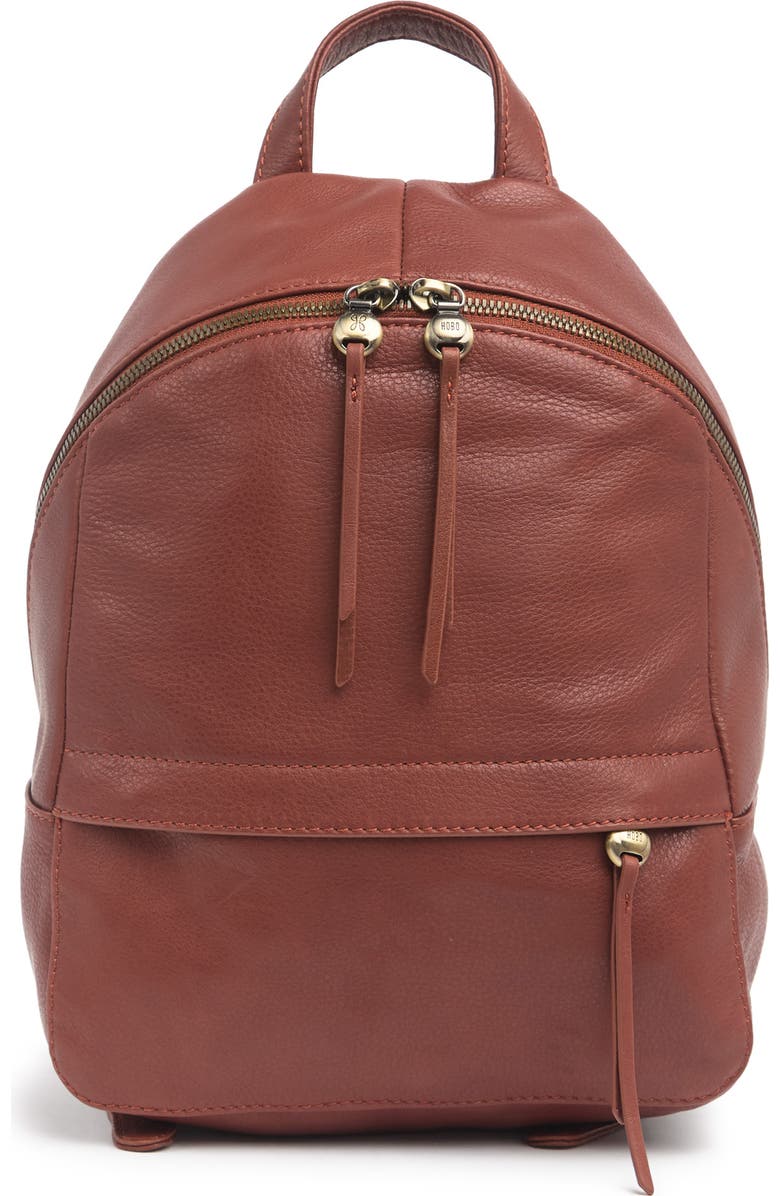 HOBO Cliff Mini Leather Backpack, Main, color,