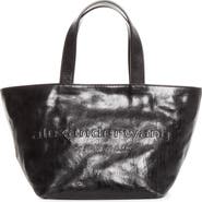 Alexander Wang Small Punch Logo Crinkled Leather Tote