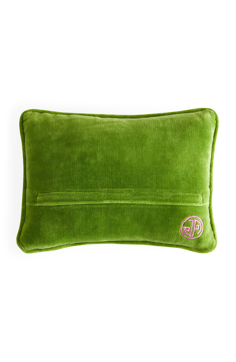 Jonathan Adler Right On Needlepoint Pillow, Alternate, color,