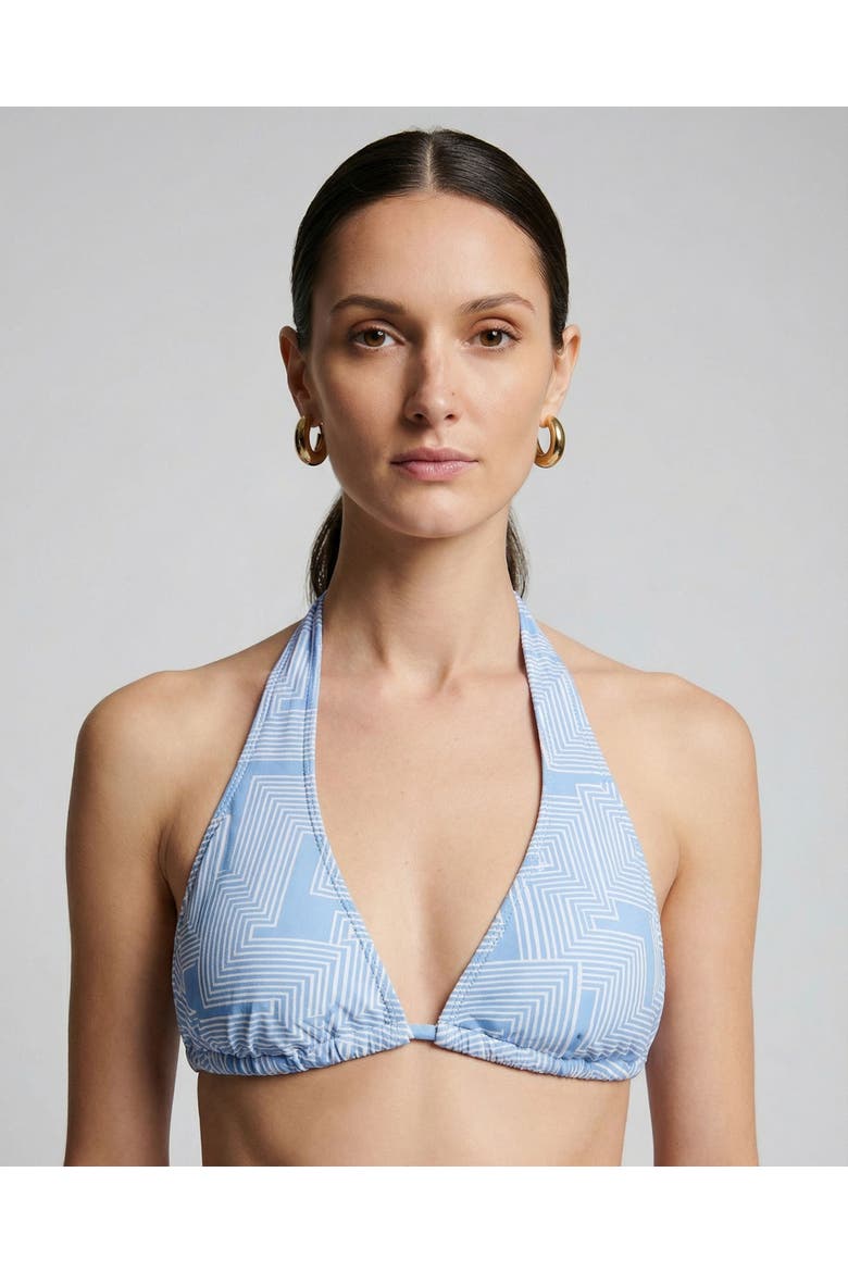 Inter Twine Womens Bikini Top, Alternate, color, Inter Twine Blue