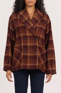 Dear John Marlow Plaid Double Breasted Jacket