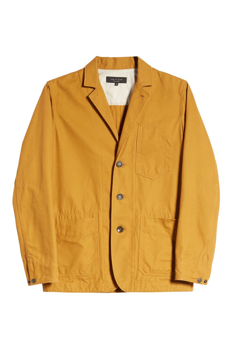 Daniel Notched Lapel Twill Jacket, Alternate, color, SAND