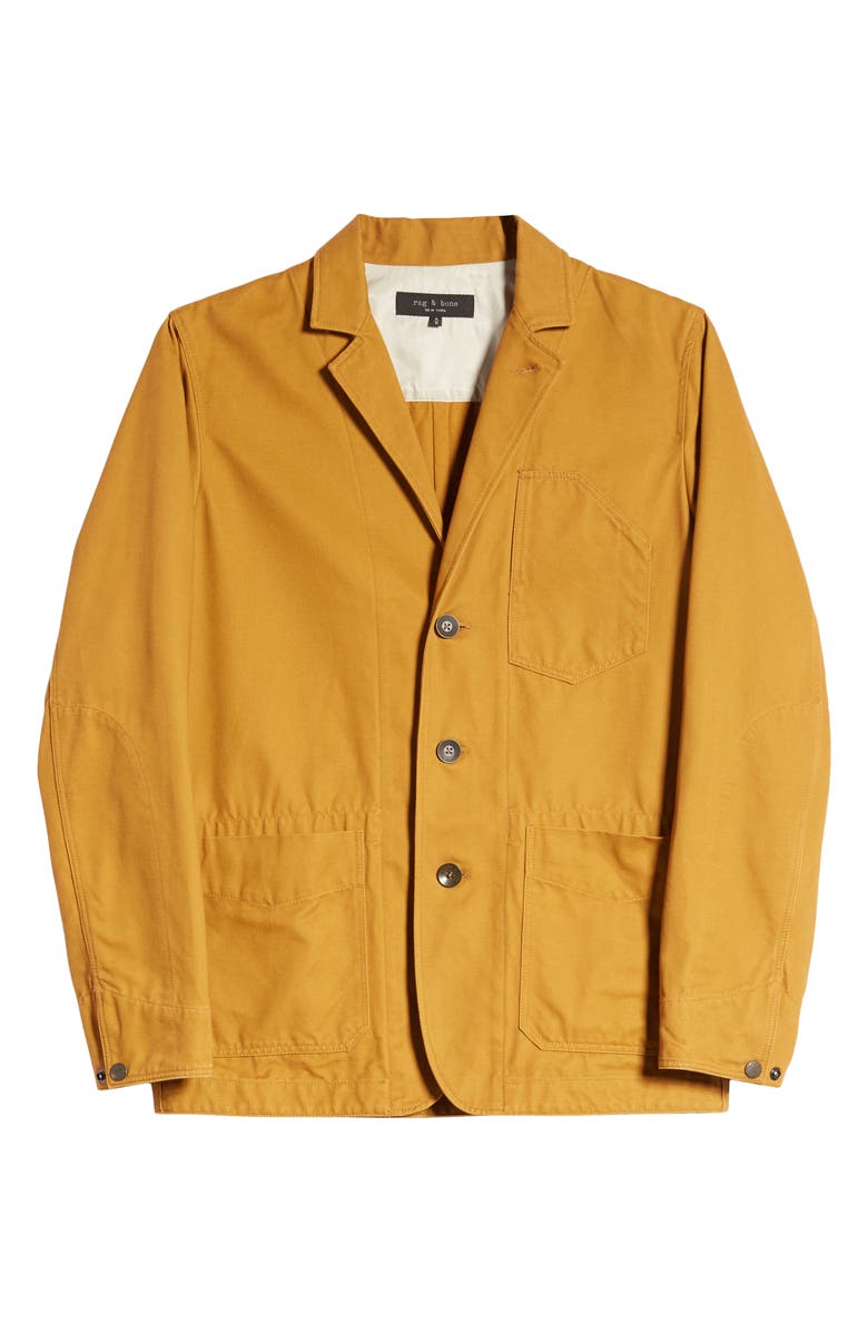 rag & bone Daniel Notched Lapel Twill Jacket, Alternate, color, 