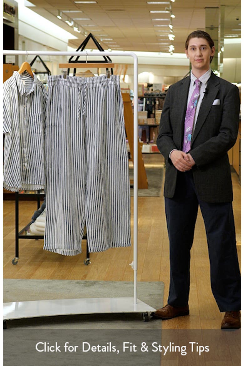 Stripe Pull-On Wide Leg Pants video