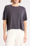 YOGALICIOUS Heavenly Ribbed Deluxe Boxy Crop T-Shirt